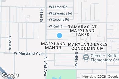 Map image of the property - 5012 W McLellan Rd