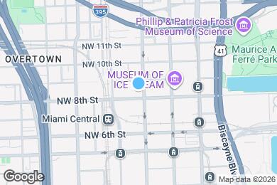 Map image of the property - 800 N Miami Ave