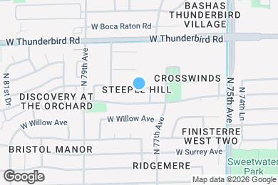 Map image of the property - 7727 W Eugie Ave
