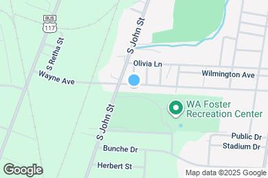 Map image of the property - 208 Wayne Ave