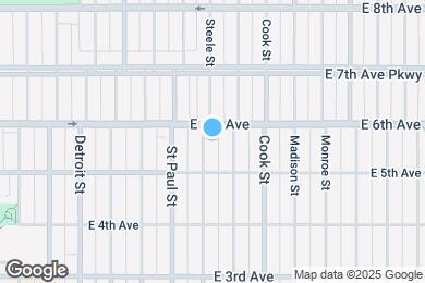 Map image of the property - 552 Steele St
