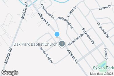 Map image of the property - 1202 E Walford Dr