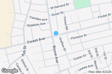 Map image of the property - 250 Forest Ave
