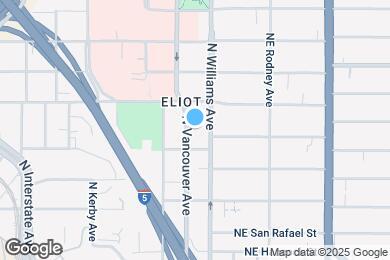 Map image of the property - 2404 N Vancouver Ave