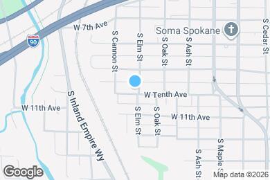 Map image of the property - 1902 W 10th Ave