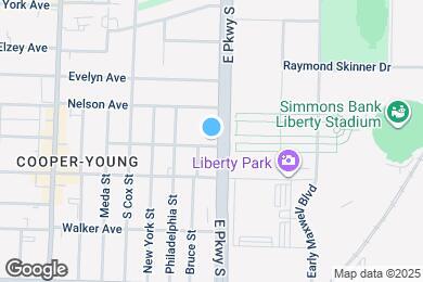 Map image of the property - 911 E Parkway S