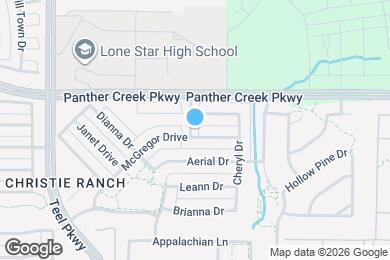Map image of the property - 3030 McGregor Dr