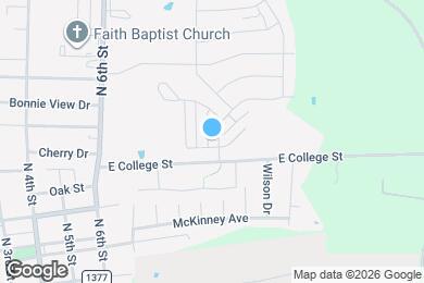 Map image of the property - 1000 Dye Blvd