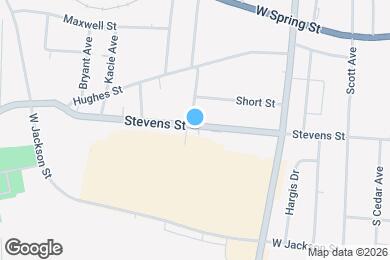 Map image of the property - 418 W Stevens St