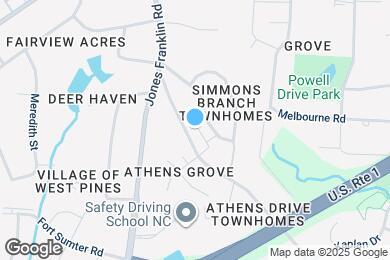 Map image of the property - 841 Athens Dr