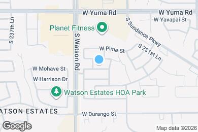 Map image of the property - 23410 W Mohave St