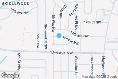 Map image of the property - 417 13th Terrace NW