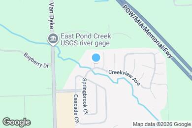 Map image of the property - 11975 Creekview Ave