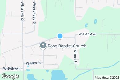 Map image of the property - 3415 W 47th Ave
