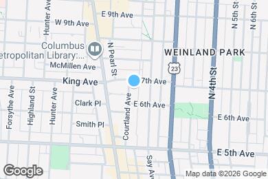Map image of the property - 1340 Courtland Ave