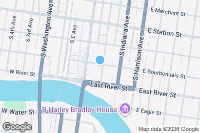 Map image of the property - 515 S Dearborn Ave