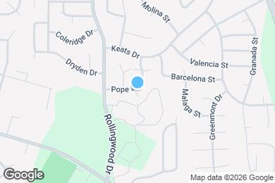 Map image of the property - 725 Pope Dr