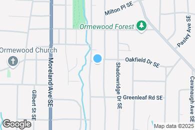 Map image of the property - 1095 Oakfield Dr SE