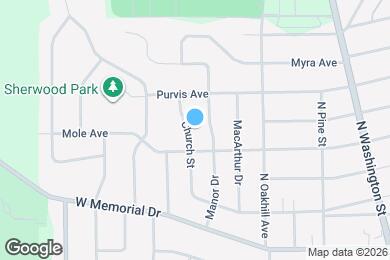 Map image of the property - 1318 Church St