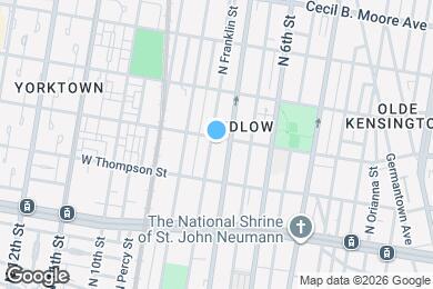 Map image of the property - 1337 N Franklin St