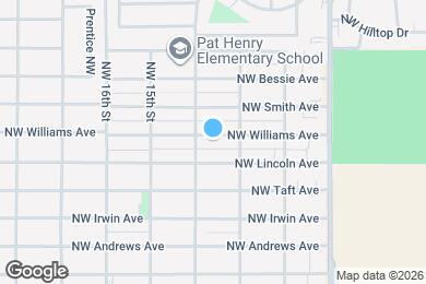 Map image of the property - 1314 NW Williams Ave