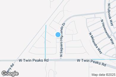 Map image of the property - 9742 N Texas Ebony Ln