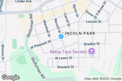 Map image of the property - 303 W Pleasant St