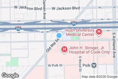 Map image of the property - 1910 W Harrison St