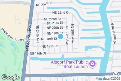 Map image of the property - 2660 NE 18th St