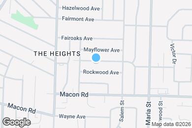 Map image of the property - 3733 Vernon Ave