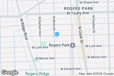 Map image of the property - 1849 W Greenleaf Ave