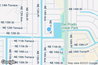 Map image of the property - 1202 NE 14th Pl