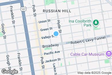 Map image of the property - 1347 Vallejo St