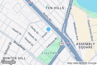 Map image of the property - 95 Grant St