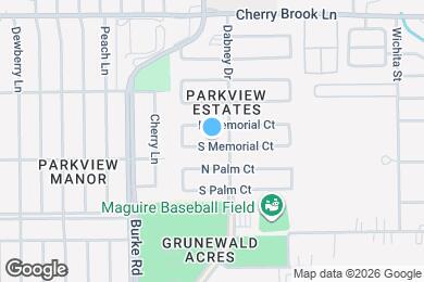 Map image of the property - 2009 S Memorial Ct