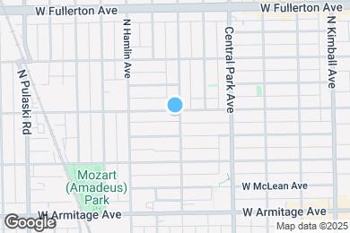 Map image of the property - 3705 W Palmer St