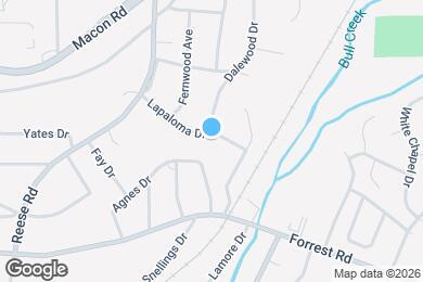 Map image of the property - 4478 Lapaloma Dr