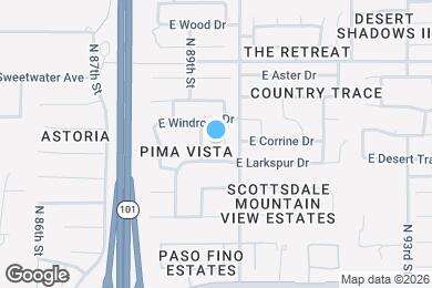 Map image of the property - 12704 N 89th Pl