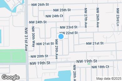 Map image of the property - 2121 NW 28th Terrace
