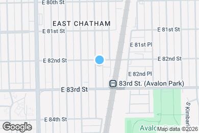 Map image of the property - 8209 S Ellis Ave