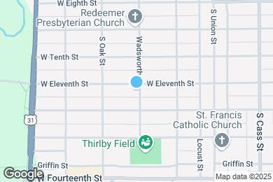 Map image of the property - 403 W Eleventh St