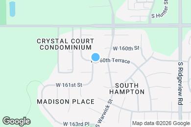Map image of the property - 16033 S Ocheltree St