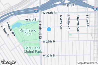 Map image of the property - 2821 S Emerald Ave