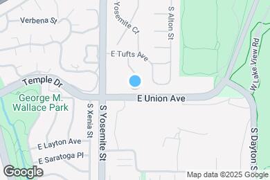 Map image of the property - 4695 S Akron St