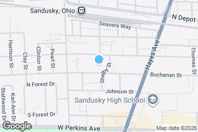 Map image of the property - 1921 Shelby St
