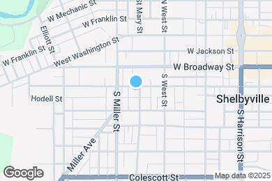 Map image of the property - 303 W Hendricks St