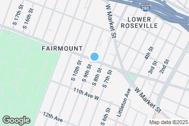 Map image of the property - 522 Central Ave