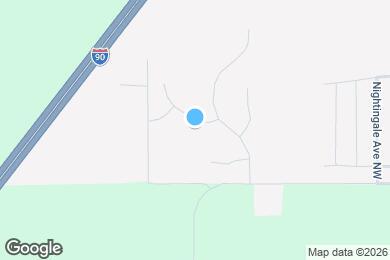 Map image of the property - 1106 Petersen Ct NW