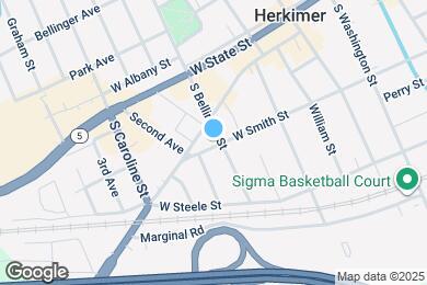 Map image of the property - 210 S Bellinger St