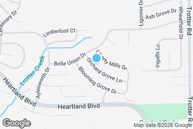 Map image of the property - 8744 Orchard Grove Ln